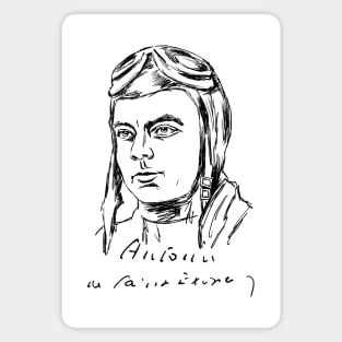 Antoine de Saint-Exupery Magnet